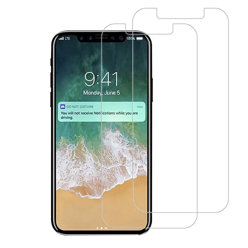 Ascromy 10 шт для iPhone X защита экрана закаленное стекло 9H 7 Plus 8 6 6S 5 S 5S SE 5C 4 4S verre trempe |
