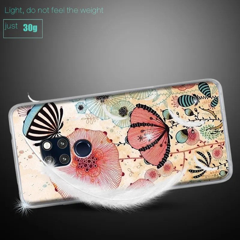 Silicone Protection Cover Back Case For Huawei Mate 20 Anti-knock Soft TPU for Phone Bags Fundas Coque |