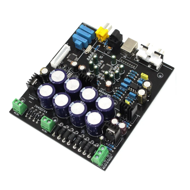 AK4490+ AK4118+ OP Amp NE5532 мягкое управление DAC аудио декодер плата(без USB дочерней карты