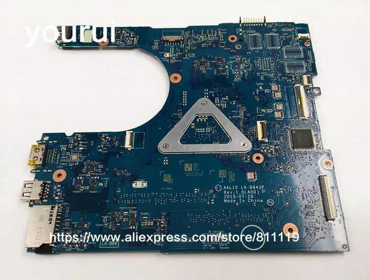 

yourui FOR Dell INSPIRON 5458 5558 5758 For Motherboard La-b843p AAL10 LA-B843P XCFXD 0XCFXD CN-0XCFXD w/ i5-5250U CPU