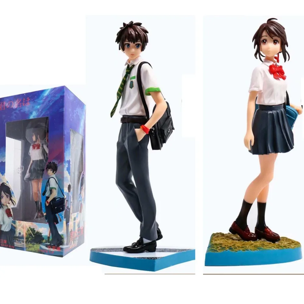

Your Name Figure Toys Taki Tachibana and Mitsuha Miyamizu Action Figure Collectible Model Toys Dolls for Christmas Gift