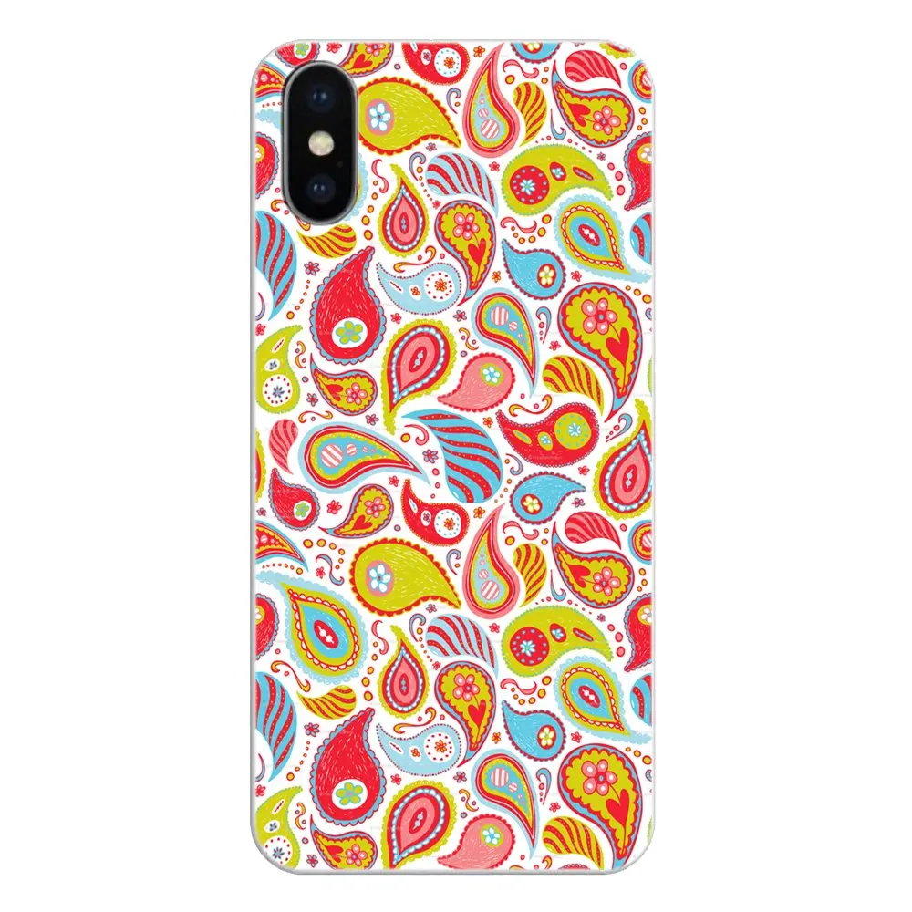 Silicone Shell Cover Paisley Flower Mandala Henna Pattern Hippie For Xiaomi Redmi 4X S2 3S Note 3 4 5 6 6A Por Pocophone F1 Mi |