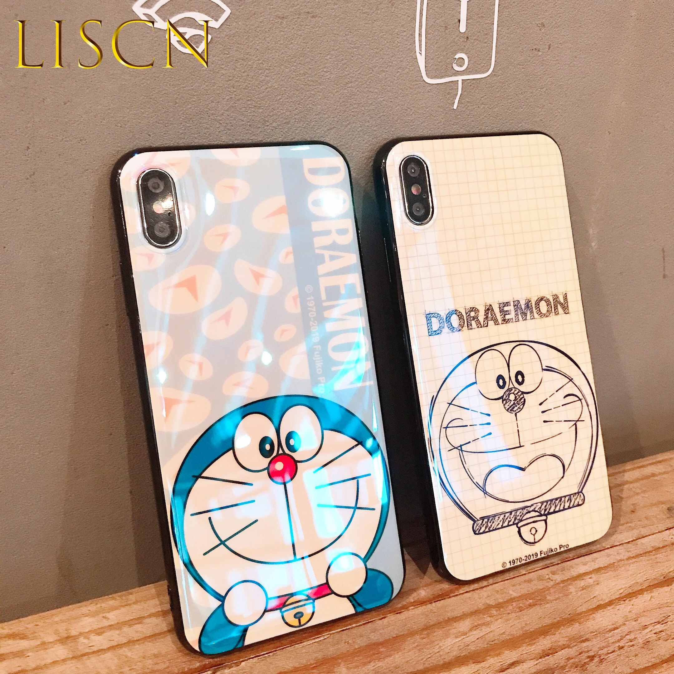 Официальный авторизованный Оригинальный чехол LISCN Doraemon для телефона iphone 7 8 6 S P