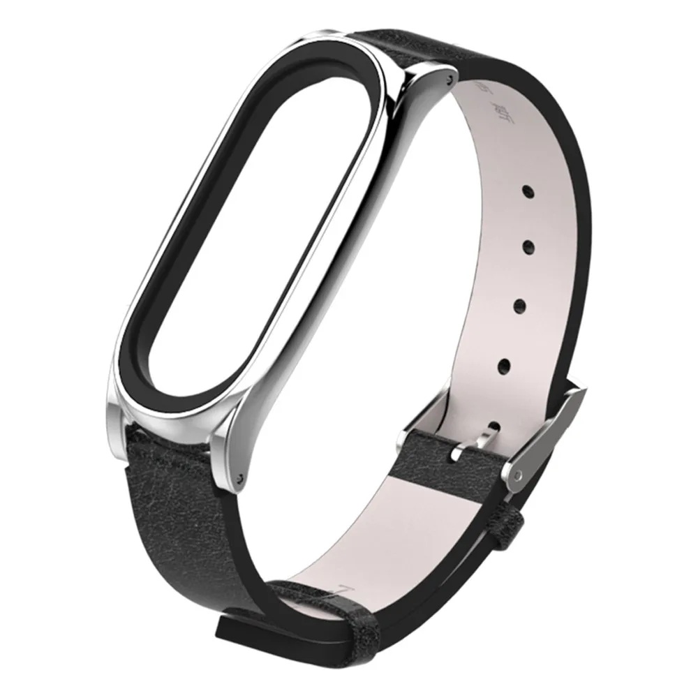 Mi jobs кожаный ремешок mi band 3 браслет для Xiaomi mi band 3 ремешок на запястье кожаный браслет для mi band 3 Смарт-часы