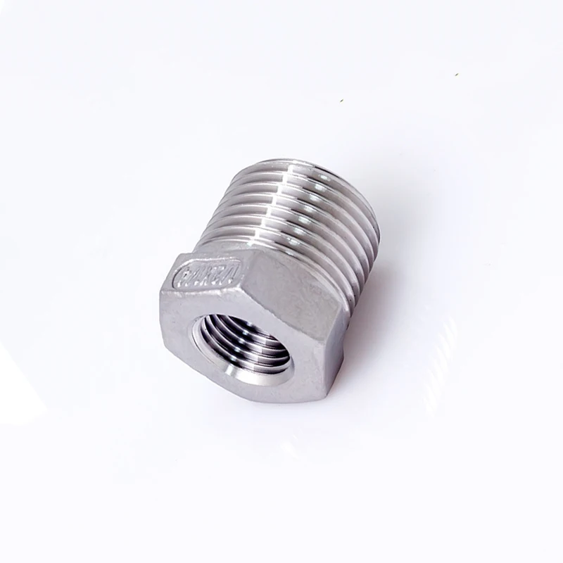 1/2 &quotBSP папа x 1/4&quot BSP Женский редуктор втулка резьба 201 нержавеющая сталь