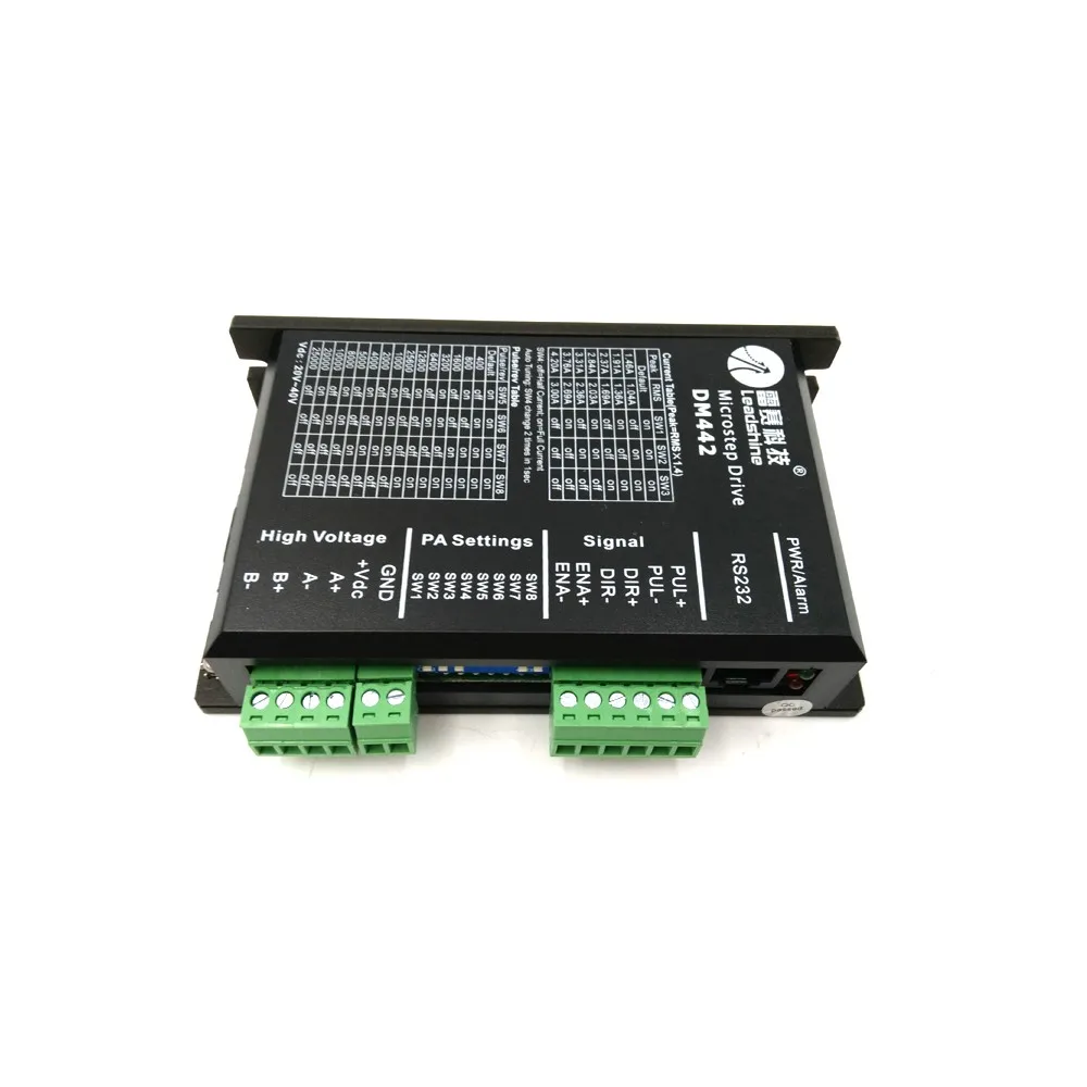 Leadshine контроллер шагового двигателя DM442 256 Драйвер 2 Фаза 4.2A DC18 36V соответствовать