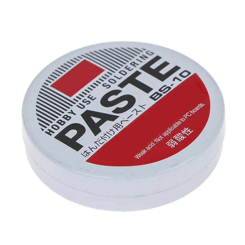1PC 10g Silver Weak Acid Soldering Solder Paste Flux Grease BS-10 4.5cm Semi Solid | Инструменты