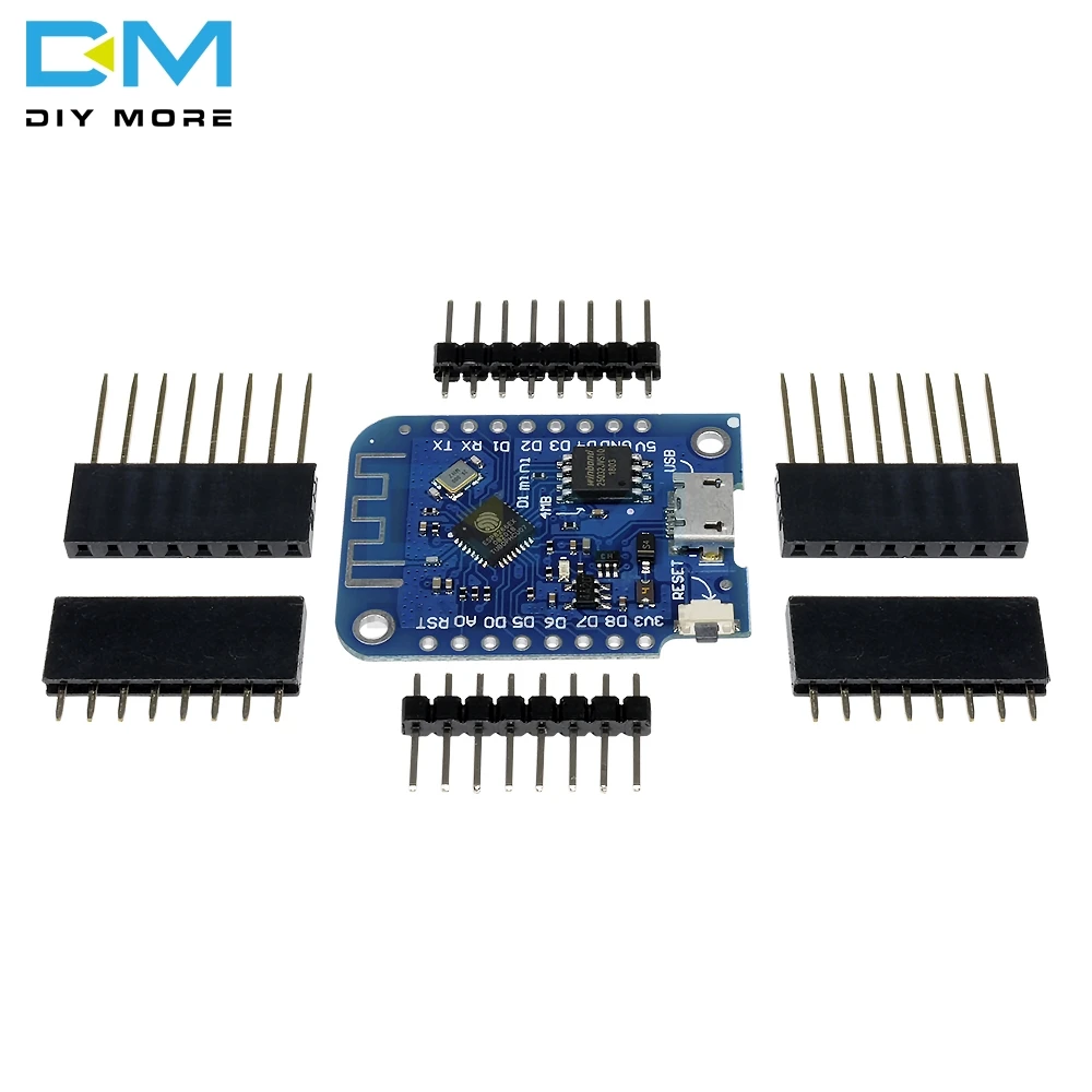 Wemos D1 Mini V3.0 3,0 беспроводной Wi-Fi Интернет вещей макетная плата на основе ESP8266 CH340 CH340G 4 Мб для Arduino Nodemcu V2