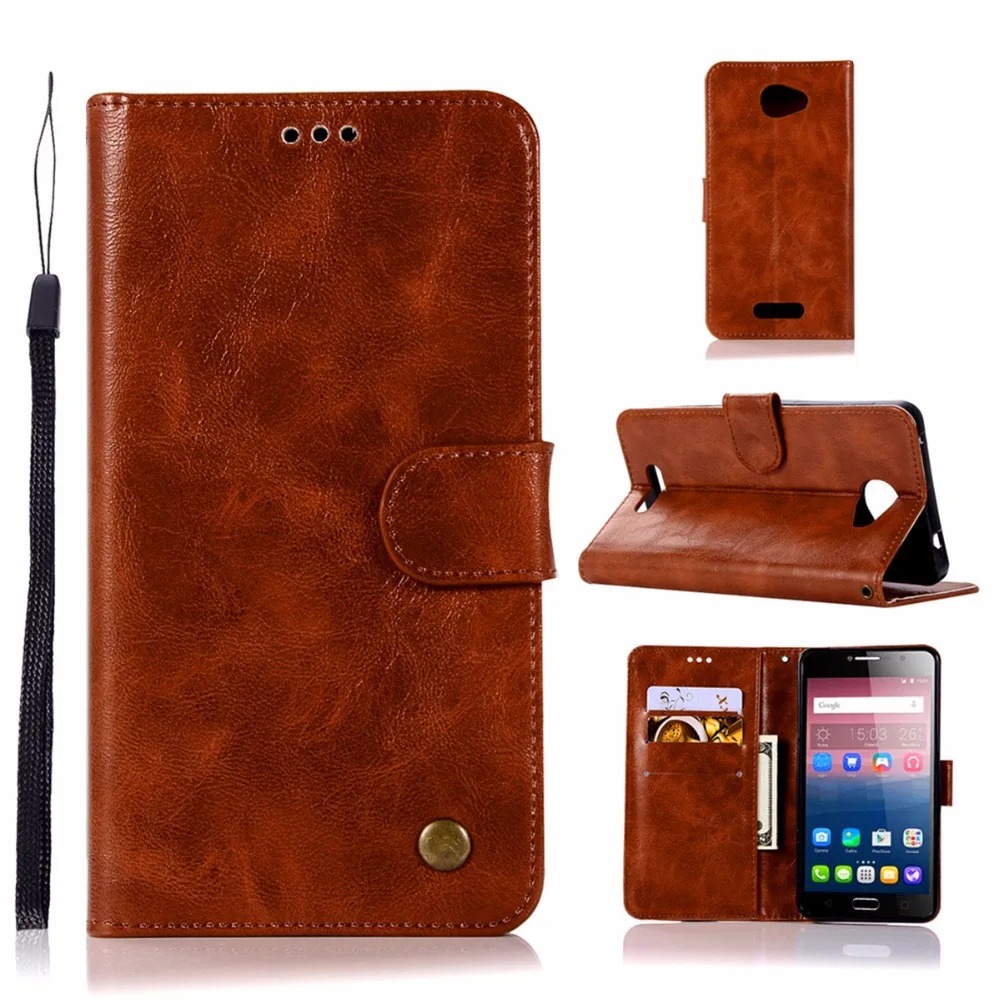 Модный чехол-кошелек для телефона Alcatel POP 4S чехол One Touch Pop 5095Y 5095 5 дюйма с