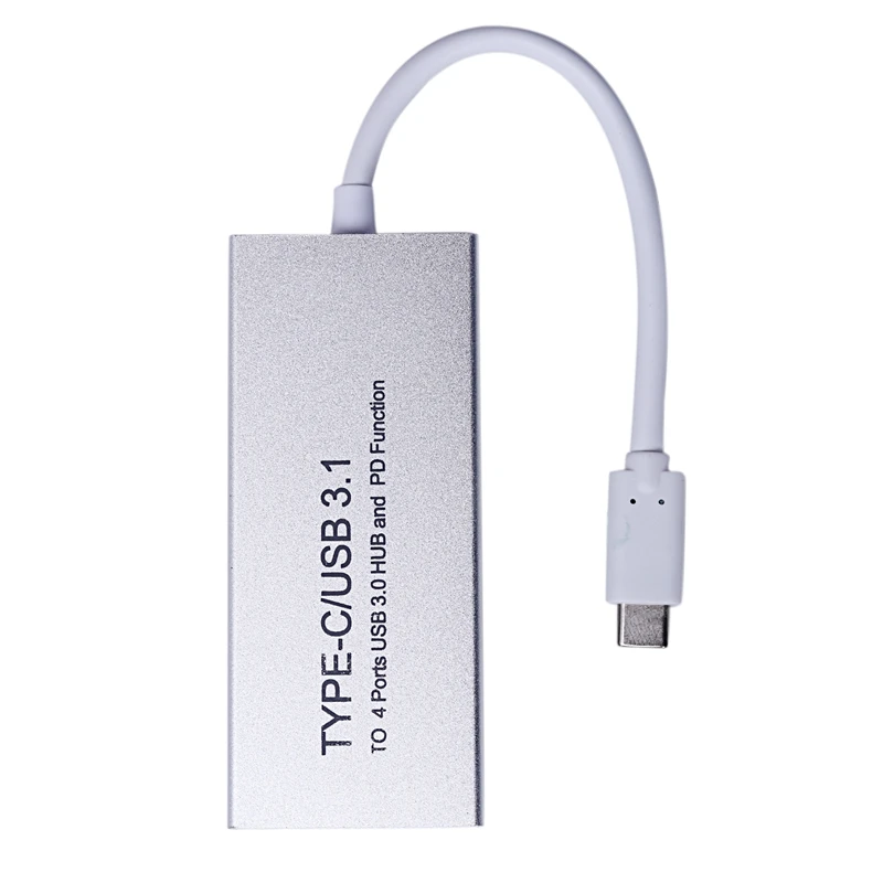Usb type C/Usb 3 1 до 4 портов Usb3.0 концентратор с Pd разделитель функций кабель переходник