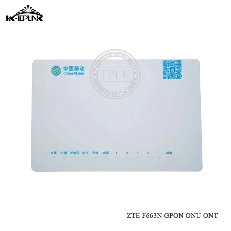 1 шт. Новый ONU для ZTE ZXHN F663N GPON 3FE + 1GE 1Tel USB 2 4G WIFI Ethernet порт Onu Ont как F660 F623