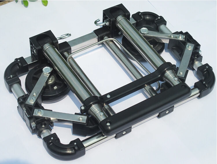 

2016 new portable Stainless steel folding shopping cart