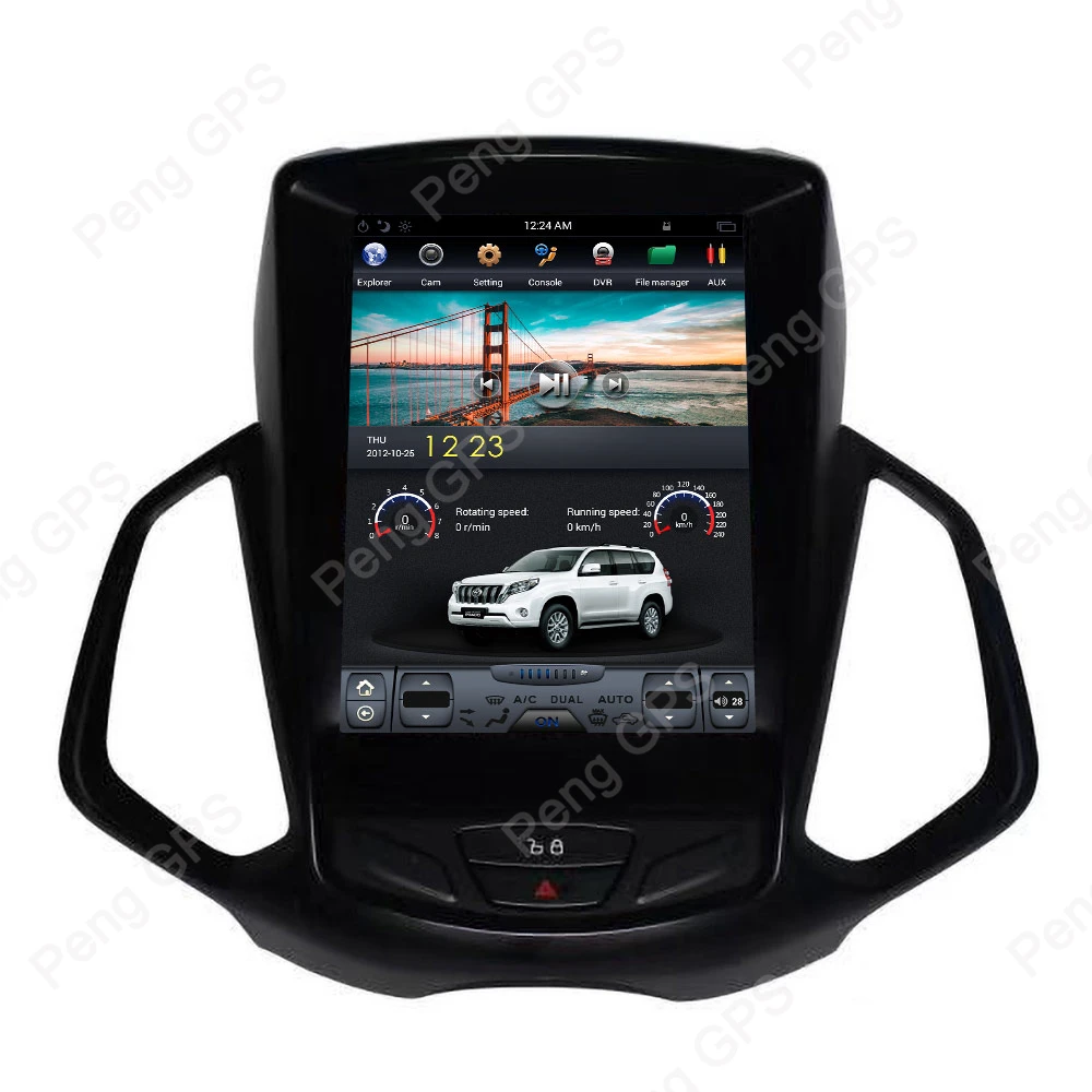 Автомобильный DVD-плеер 10 4 &quotIPS-экран Android CD-плеер для FORD EcoSport 2013 + GPS навигация 1024X600