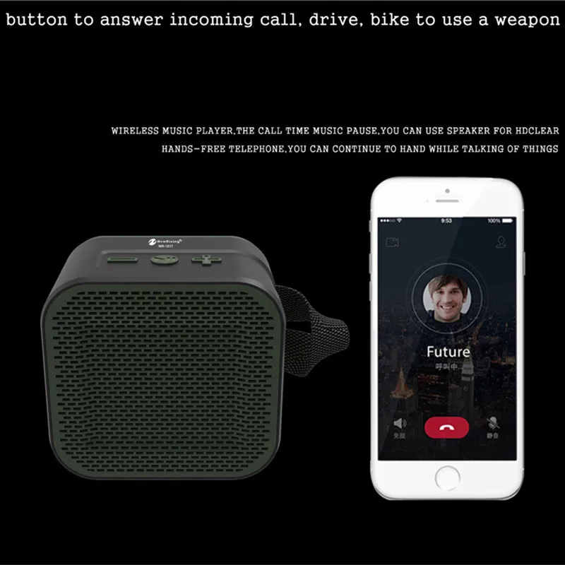 Лучший беспроводной bluetooth динамик портативный открытый мини велосипедный