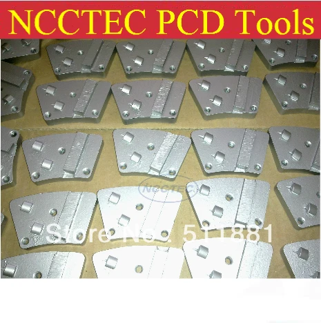 0 Profit! Clear stock! PCD disc PCD shoes PCD pad for removing 1-3mm epoxy coatings | grit 30#:36 pcs, grit 60#: 27 pcs