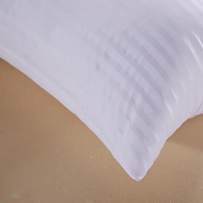 Bedding Pillow Polyester Bed Hotel Collection Soft Comfortable Sleep Health For Sleeping-Drop