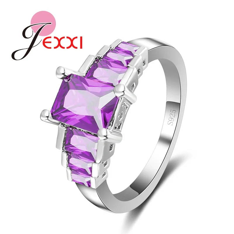 Кольца Свадебные из серебра ААА с фианитом 3 цвета|rings for weddings|bridal ringsilver ring |