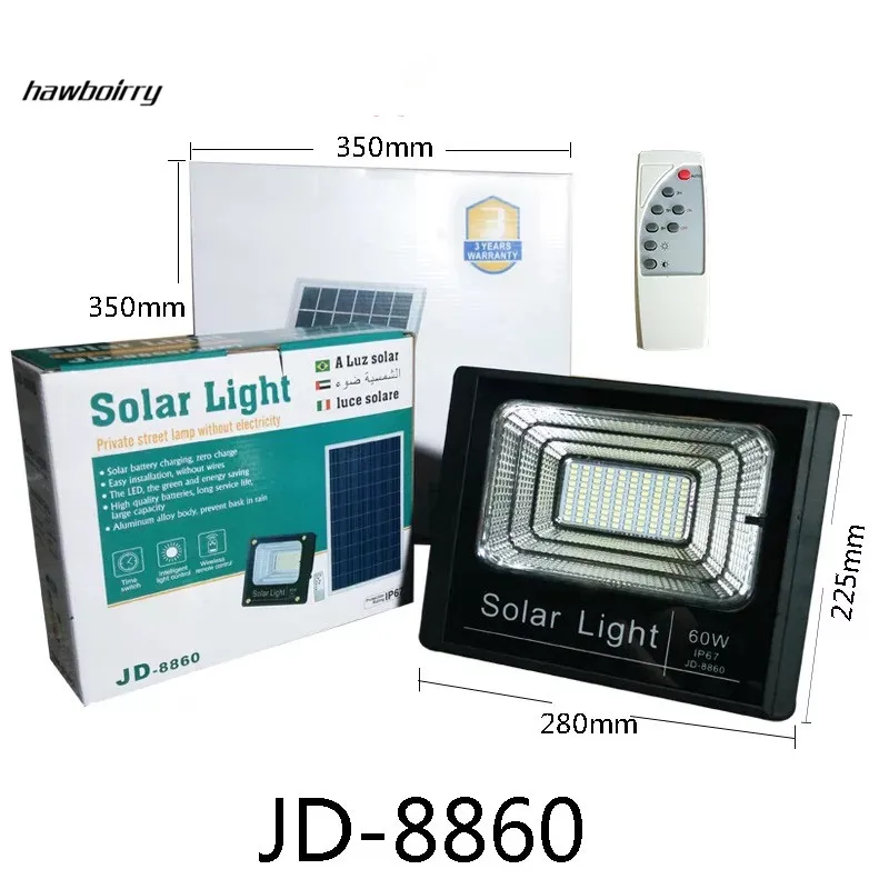 60W advanced outdoor garden street floodlight LED solar panel power supply flood light | Лампы и освещение