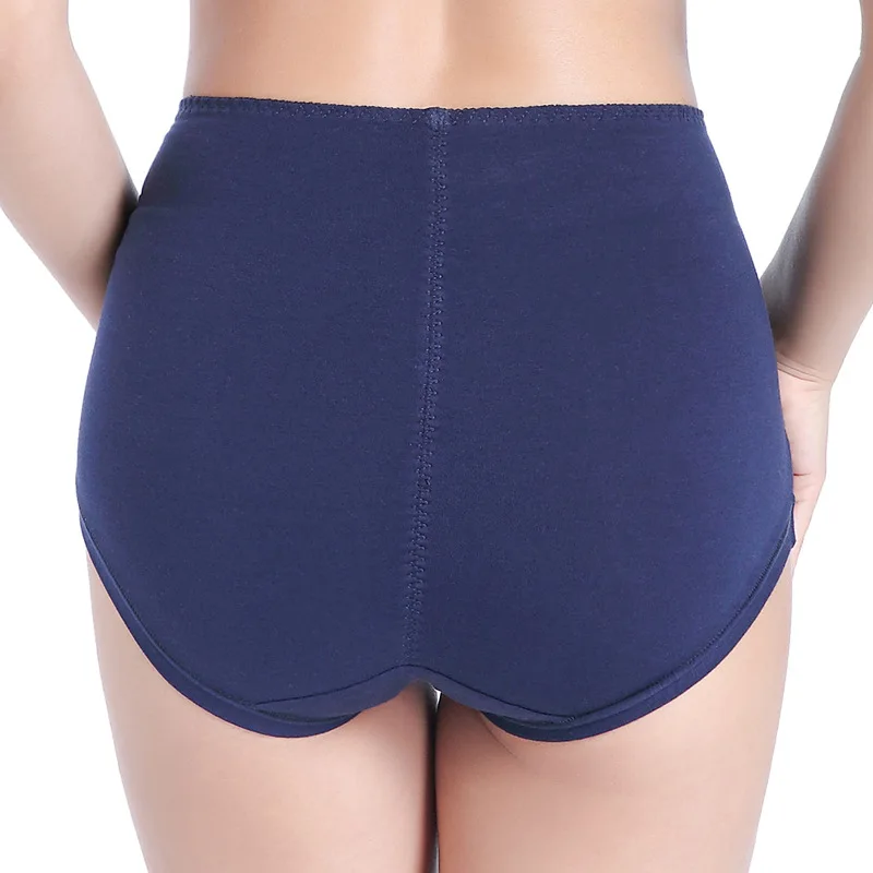 Jerrinut хлопок Breif для женщин нижнее белье размера плюс L XL XXL XXXL с высокой талией женские брюки нижнее белье