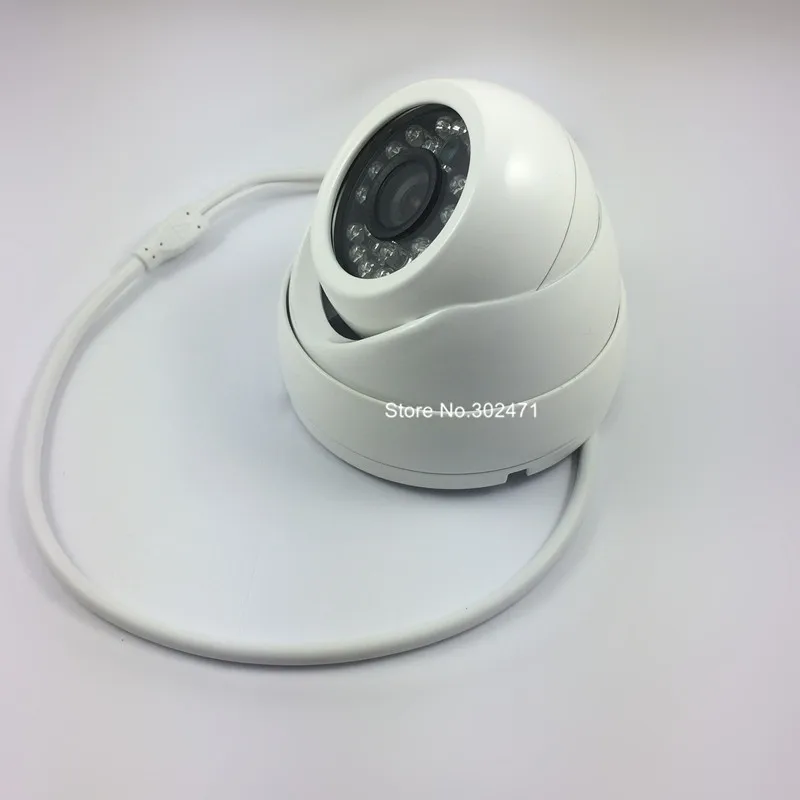 1/4 &quotCMOS (7030) металлическая ИК купольная камера 500tvl 20 м расстояние 3 6 объектив