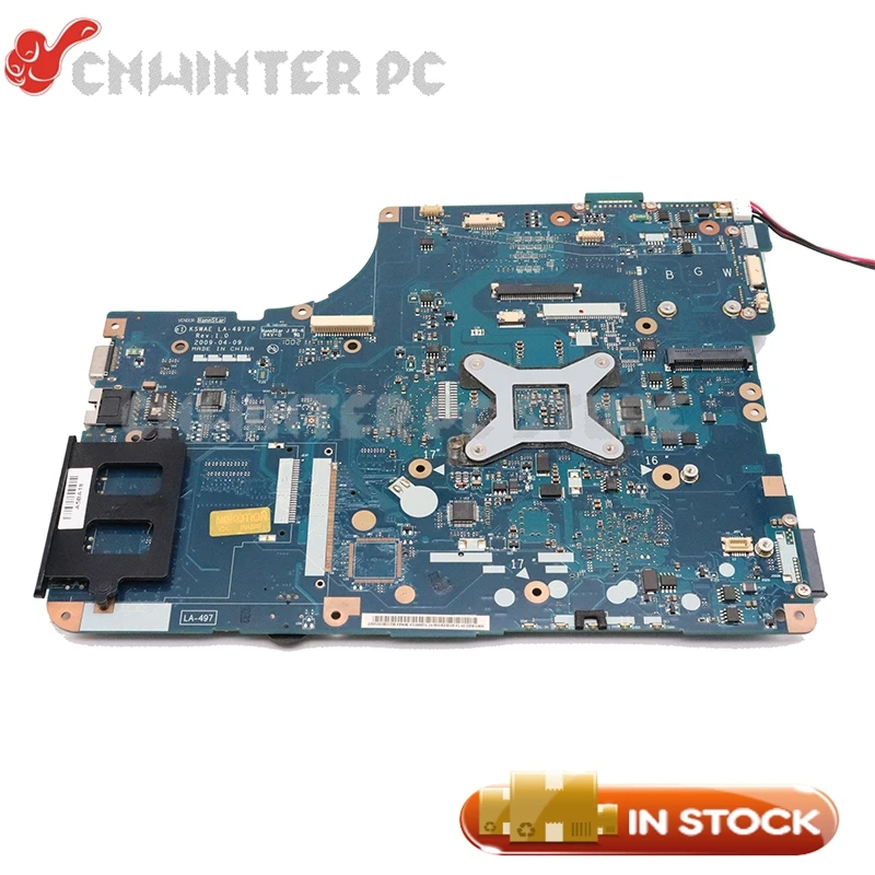 NOKOTION для toshiba Satellite L500D L505D материнская плата ноутбука KSWAE LA-4971P K000080460 DDR2 216-0674024 чип