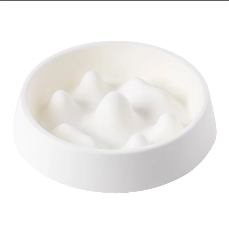 White Xiaomi MIJIA Jotun Judy питомец медленное питание миска здоровый материал Жевательная медленно Регулировка эмоций легко чистить корм для животных горшок без мешков - Цвет: White