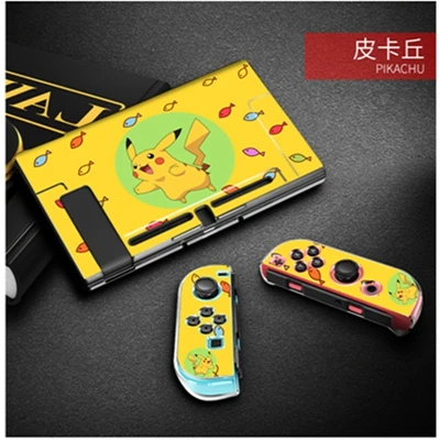 New Pokemon 2 Анти-отпечатков пальцев Nintendo Switch Жесткий Тонкий чехол Shell Poke Splatoon 2 протектор для Nintendoswitch перечисленные NS игровой консоли аксессуаров - Цвет: New Pokemon 2