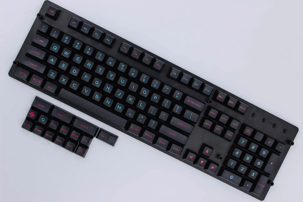MP SA профиль pbt Keycap 120 клавиш, Майями, выгравированные окрашивающие шрифты, колпачки для ключей PBT Radium Valture Keycap для механической клавиатуры