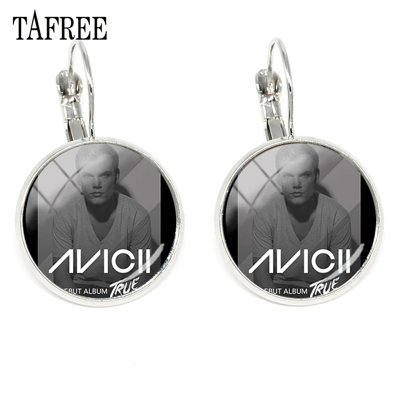 TAFREE шведские DJ AVICII серьги-клипсы модные крутые музыкальные продюсеры арт Фото