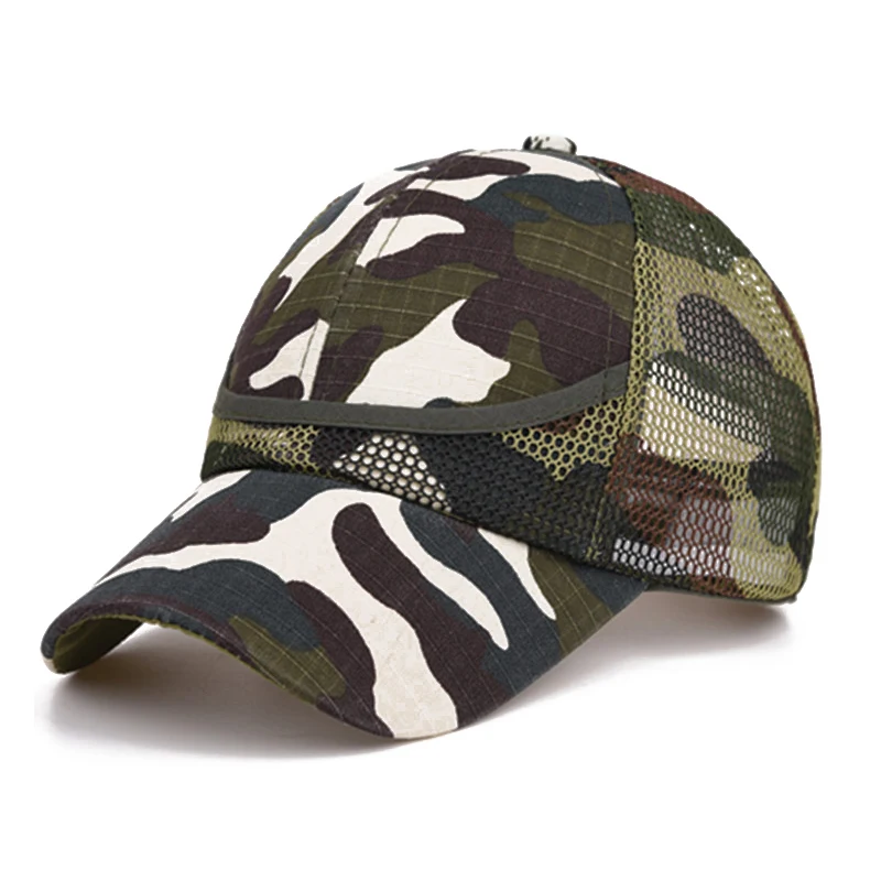 

3-9 Yrs Outdoor Camouflage Baby Boy Mesh Baseball Cap Kids Cap Summer Autumn For Boys Girl Caps Net Casual Caps Kids Hats