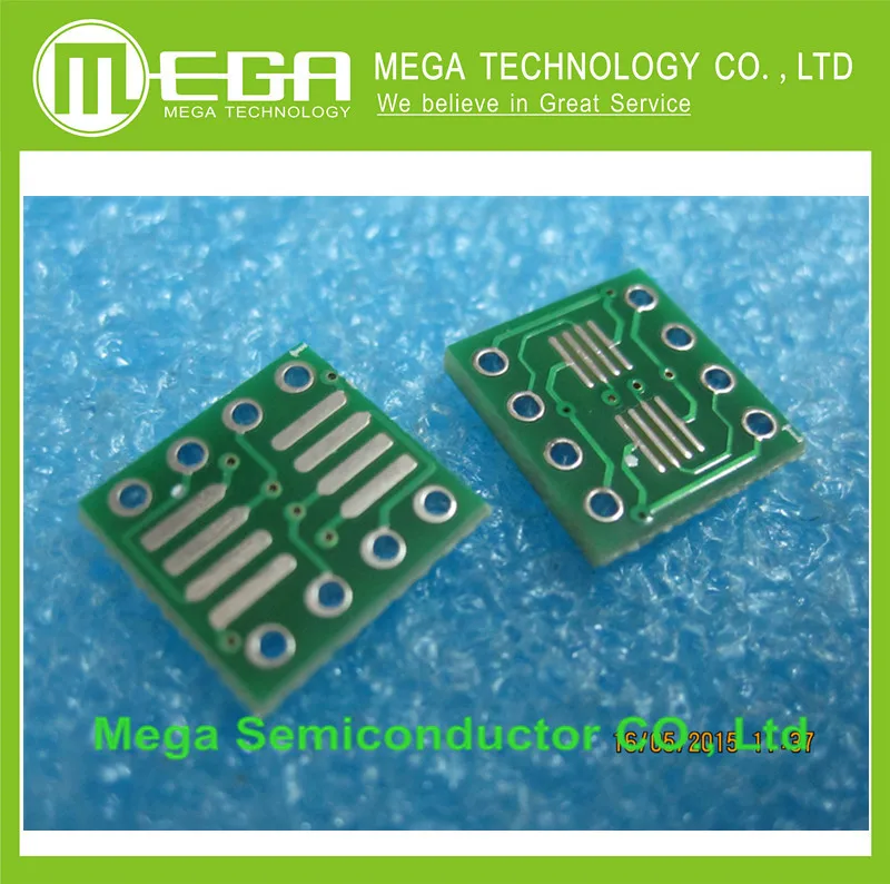 100 шт./лот SO8 MSOP8 SOIC8 TSSOP8 SOP8 Поворотный адаптер DIP8 IC, плата адаптера, печатная плата, Детская плата без контактного разъема