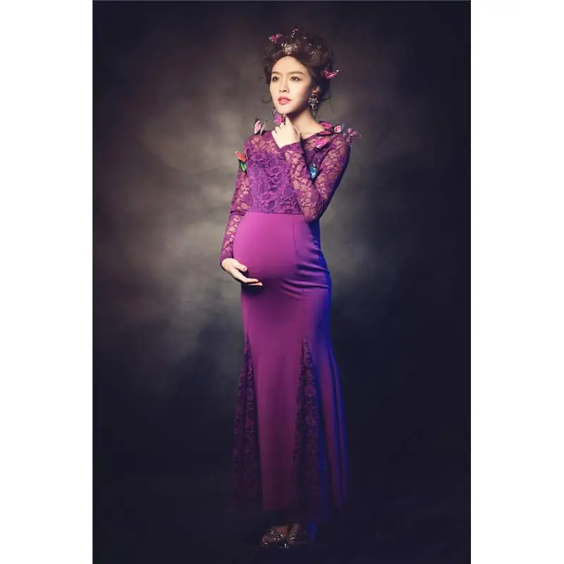 Реквизит для фотосъемки беременных платье длинное беременных|maternity photography prop