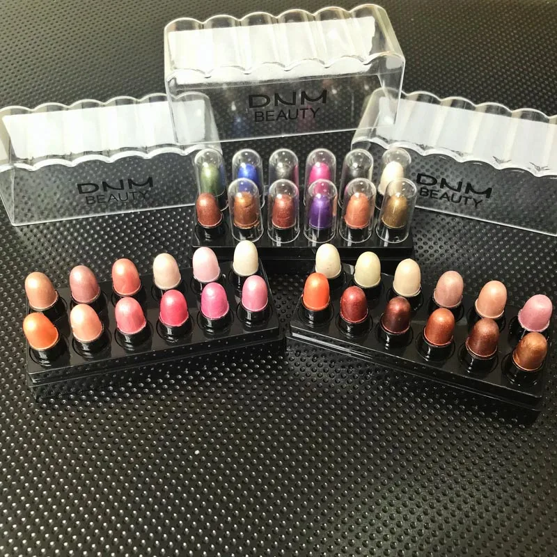 DNM металлические алмазные тени для век набор макияжа перламутровые ЖИДКИЕ ТЕНИ