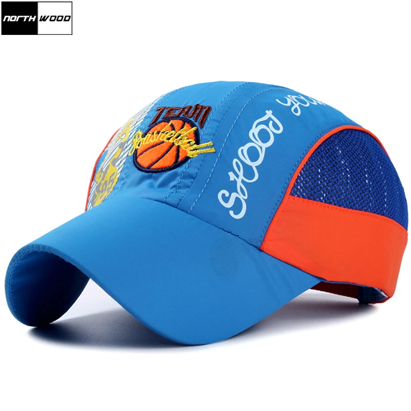 Детская бейсболка [NORTHWOOD] летняя быстросохнущая сетчатая Кепка с принтом для