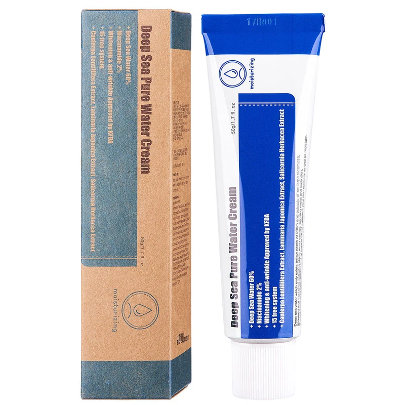 Korea Cosmetic PURITO Deep Sea Pure Water Cream 50g Facial Moisturizing Whitening Oil-control Skin Care Face | Красота и здоровье
