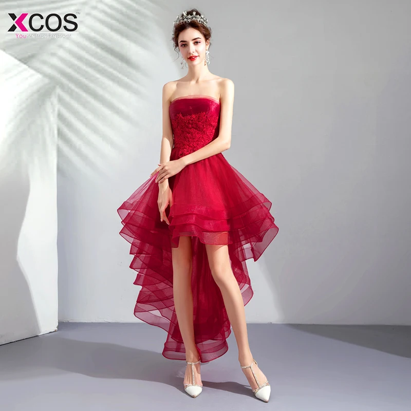 Vestidos de graduacion 2019 красные платья для выпускного вечера Короткие Коктейльные