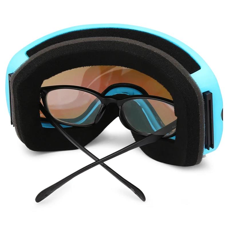 2018 магнитные линзы лыжные очки для мужчин женщин Быстросменные сферическое