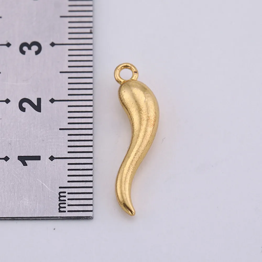 Подвеска LIKGREAT для изготовления ювелирных изделий в форме золотого единорога |