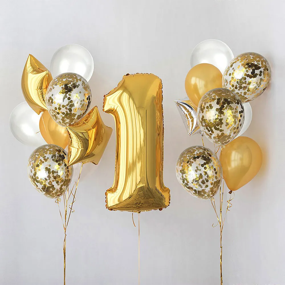 10 латексные золотистые воздушные шары золотые 18 30 40 50 60 70 80 лет платья на день