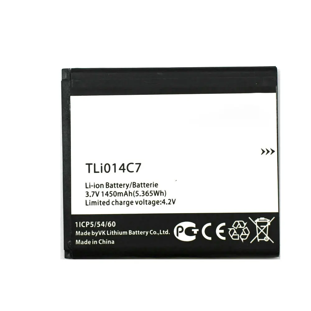 Новый оригинальный аккумулятор TLi014C7 для ALCATEL one touch 1ICP5/54/60 мобильный телефон в