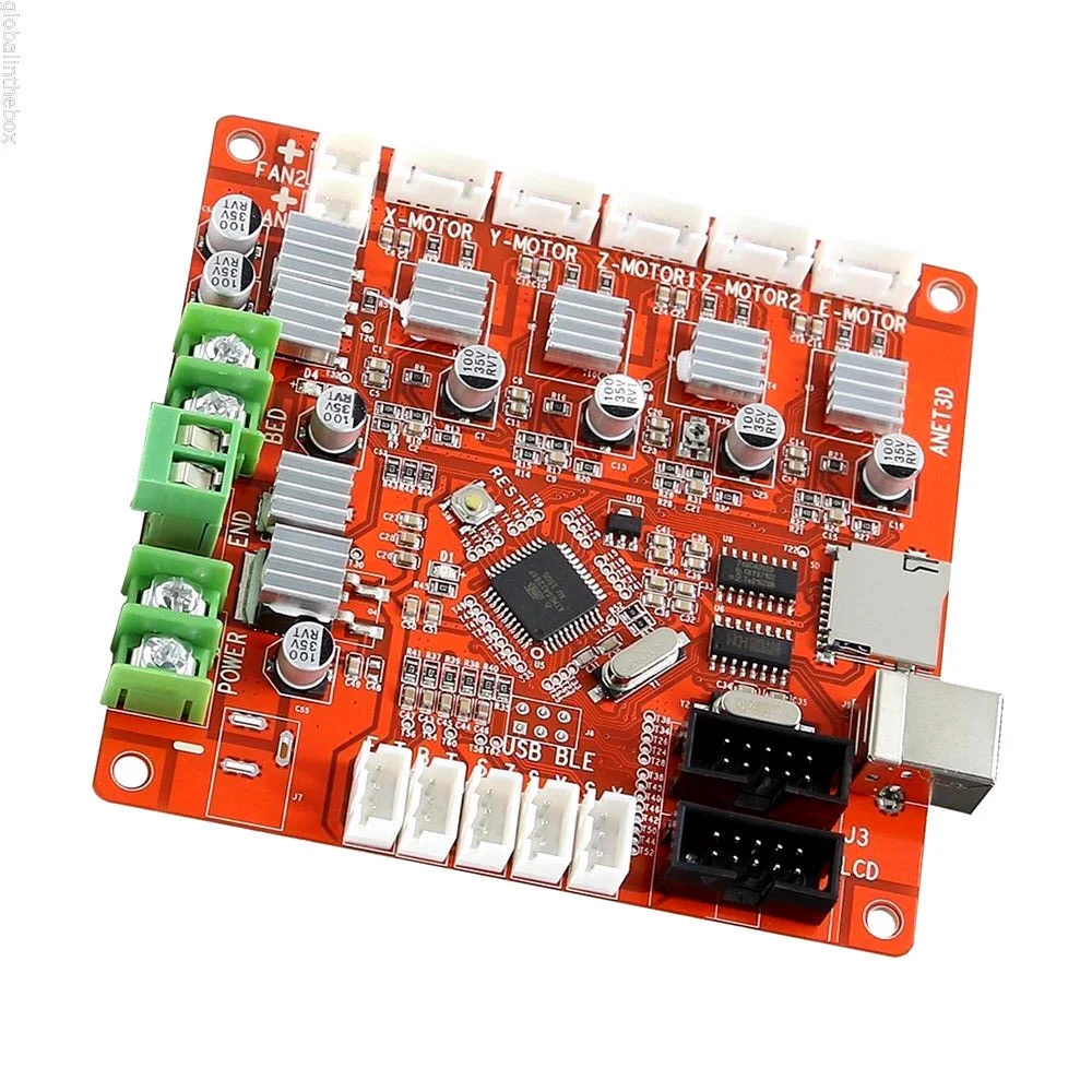 Anet A3 A6 A8 E10 E12 Автоматическая/нормальная V1.0/1 5 материнская плата управления для RepRap