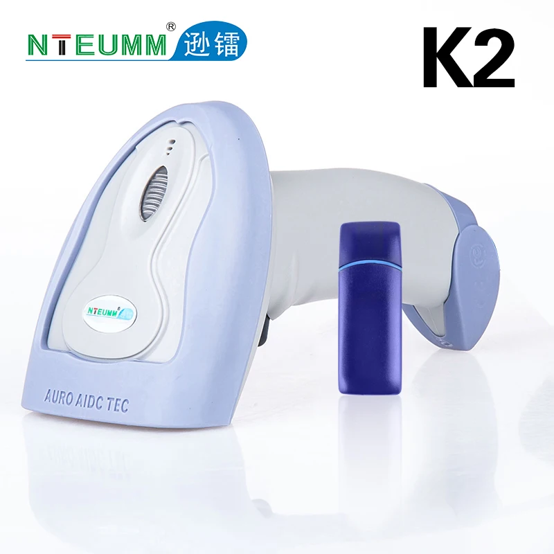 

Новинка 2017, беспроводной сканер K2, беспроводной сканер штрих-кода, пистолет с возможностью хранения, для супермаркета, экспресс-доставка