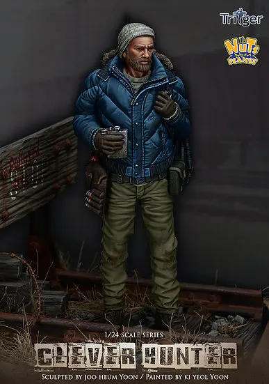 1/24 Clever Hunter фигурка модели из смолы GK несобранный и Неокрашенный комплект|Игровые