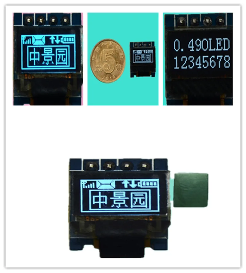 Белый 0,49 дюймовый oled-дисплей модуль 64x32 0,4" экран igc IIC супер яркий для Arduino AVR STM32