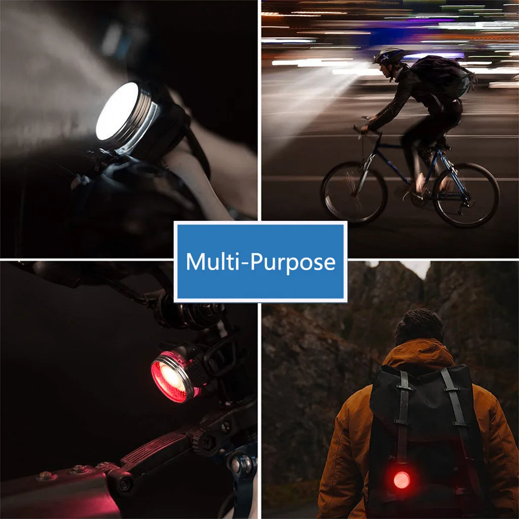 3 Режимы для велосипеда светодиодный фонарь задний перезаряжаемый защитный