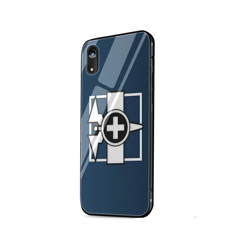 Desxz rainbow six siege закаленное стекло чехол для iPhone 5 5S SE 6 6s 7 8 Plus X XS MAX XR |