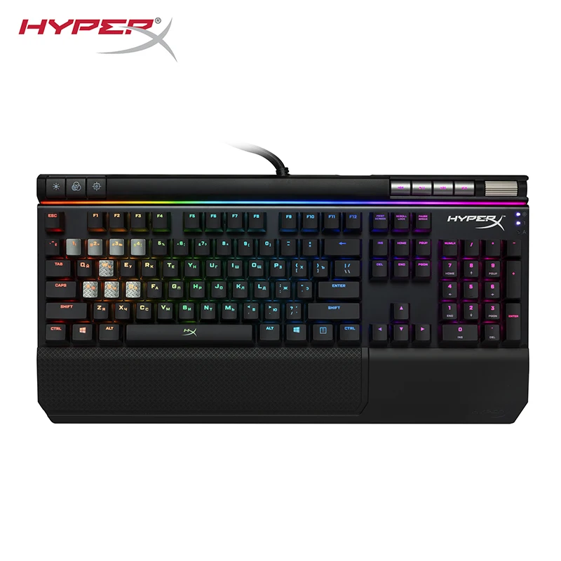 HyperX Alloy Elite RGB CHERRY MX механические переключатели игровая механическая клавиатура анти-ореолы и N-Key механические клавиатуры