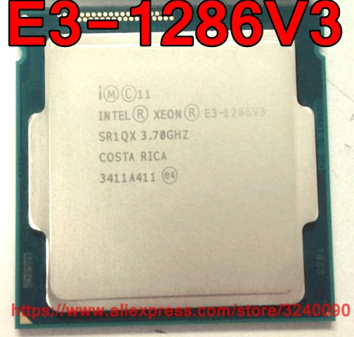 الأصلي إنتل وحدة المعالجة المركزية زيون E3-1286V3 المعالج 3.70GHz 8M 84W رباعية النواة E3 1286V3 LGA1150 شحن مجاني E3 1286 V3 E3-1286 V3