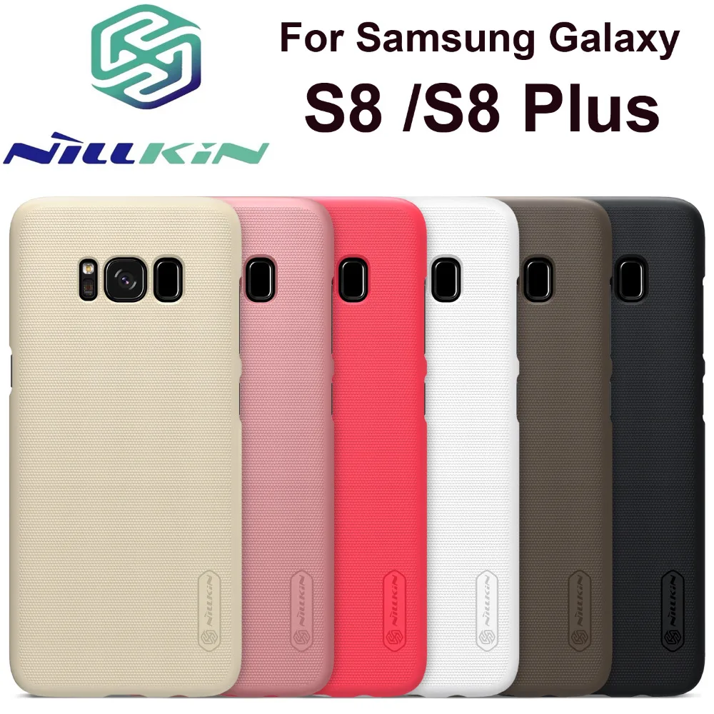 Чехол для Samsung Galaxy S 8 S8 5 &quot/S8 Plus + 6 2&quot Nillkin Frosted Shield Hard Shell Case Skin Cover phone protective fundas|case for