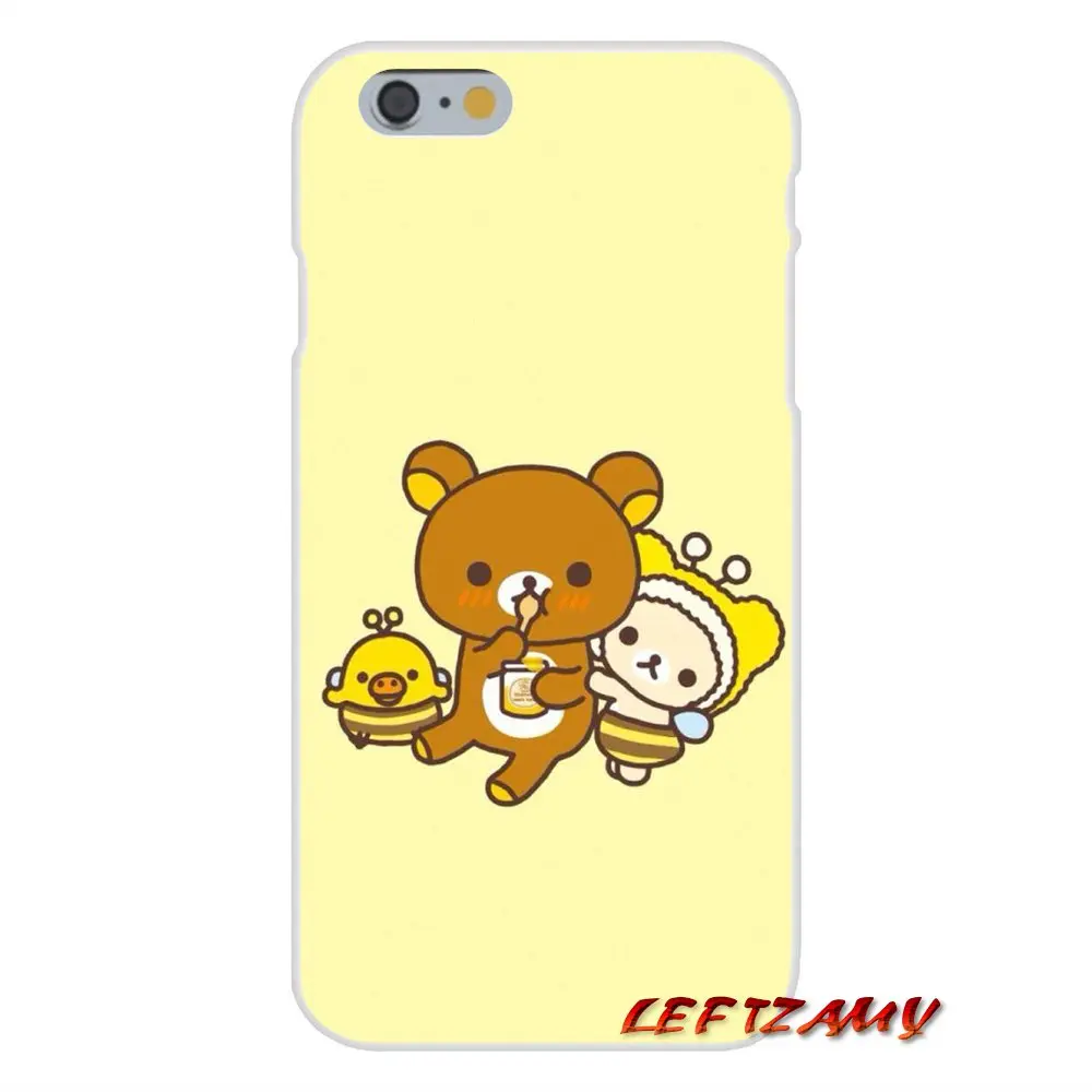 Для htc один M7 M8 A9 M9 E9 плюс U11 Desire 630 530 626 628 816 820 Симпатичные rilakkuma Медведь аксессуары